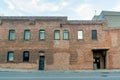 Landscape view of the Roundhouse Hotel and restaurant.Located in a historic textile mill this