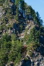 Beacon Rock Trail in Beacon Rock State Park, Washington, USA Royalty Free Stock Photo