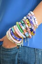 Bead crochet bracelets