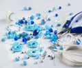 Bead making accessories Royalty Free Stock Photo