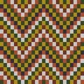 Bead texture. Boho style motif. Seamless pattern. Royalty Free Stock Photo