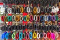 Beaded bracelets for sale at a shop in Cairo