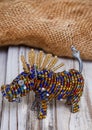 beaded South African crafts of wild animals