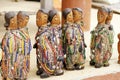 Beaded statuettes symbolizing union and dissolution