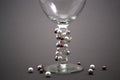 Beaded Wine Glass Royalty Free Stock Photo