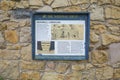 Beadnell, UK - 12 July, 2023: Historic Limekiln buildings in Beadnell harbour, Northumbria