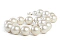 Beads from pearls (shallow DOF) Royalty Free Stock Photo