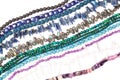 Beads strands Royalty Free Stock Photo