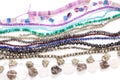 Beads strands Royalty Free Stock Photo