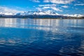 The Beagle Channel and Mountains Royalty Free Stock Photo