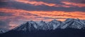 Beagle Channel. Ushuaia. Sunrise. Sunrise. Argentina. Jul 2014 Royalty Free Stock Photo