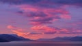 Beagle Channel. Ushuaia. Sunrise. Sunrise. Argentina. Jul 2014 Royalty Free Stock Photo
