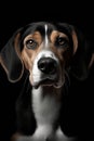 Beagle Silhouette - Elegance in Black