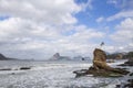 Beaiful view icarai beach niteroi Royalty Free Stock Photo