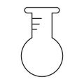 Beaker icon vector Royalty Free Stock Photo