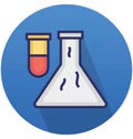 Beaker Isolated Vector icon that can easily modify or edit Royalty Free Stock Photo