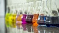 Beaker lab science tube color Royalty Free Stock Photo