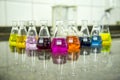 Beaker lab science tube color Royalty Free Stock Photo