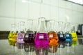 Beaker lab science tube color Royalty Free Stock Photo