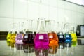 Beaker lab science tube color Royalty Free Stock Photo