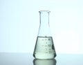 Beaker with Liquid Isolated on White Background Royalty Free Stock Photo