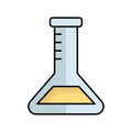 Beaker Vector icon which can easily modify or edit Royalty Free Stock Photo