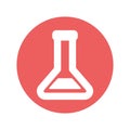 Beaker Vector icon which can easily modify or edit Royalty Free Stock Photo