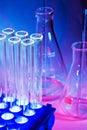 Beakers and Test Tubes Royalty Free Stock Photo