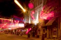 Beale Streetin Downtown Memphis, Tennessee (abstract)