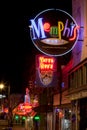 Beale Streetin Downtown Memphis, Tennessee