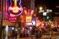 Beale Streetin Downtown Memphis, Tennessee