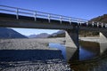 Bealey Bridge over the Waimakariri River, Canterbury, New Zealand