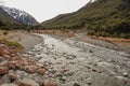 Bealey River at Devil`s Punchbowl Waterfall walking track, Arthur`s Pass, New Zealand Royalty Free Stock Photo