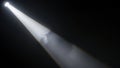 Beam of light in darkness Royalty Free Stock Photo