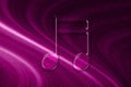 Beamed sixteenth note symbol, Music Background