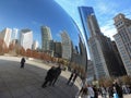 The Bean Downtown Chicago Royalty Free Stock Photo