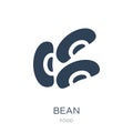 bean icon in trendy design style. bean icon isolated on white background. bean vector icon simple and modern flat symbol for web Royalty Free Stock Photo