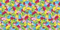 Bean jelly bean vector Seamless Pattern candy isolated wallpaper background