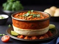 Bean soup. Pav Bhaji