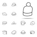 beanie hat icon. hats icons universal set for web and mobile