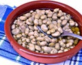 Beans with olive oil Royalty Free Stock Photo