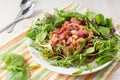 Beans and prosciutto salad
