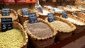 Beans, Pulses and Lentils for Sale at a Market in Santander