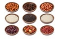 Beans, rices and nuts etc in a plate