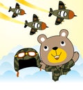 Bear the air force troops