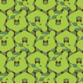 Bear army Pattern seamless. grizzly military texture