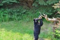 Bear at Bird Feeder