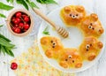 Bear bread buns