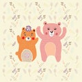 Bear Cartoon Vector