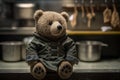 Bear Chef Creates Culinary Delights in Adorable Pet Photo